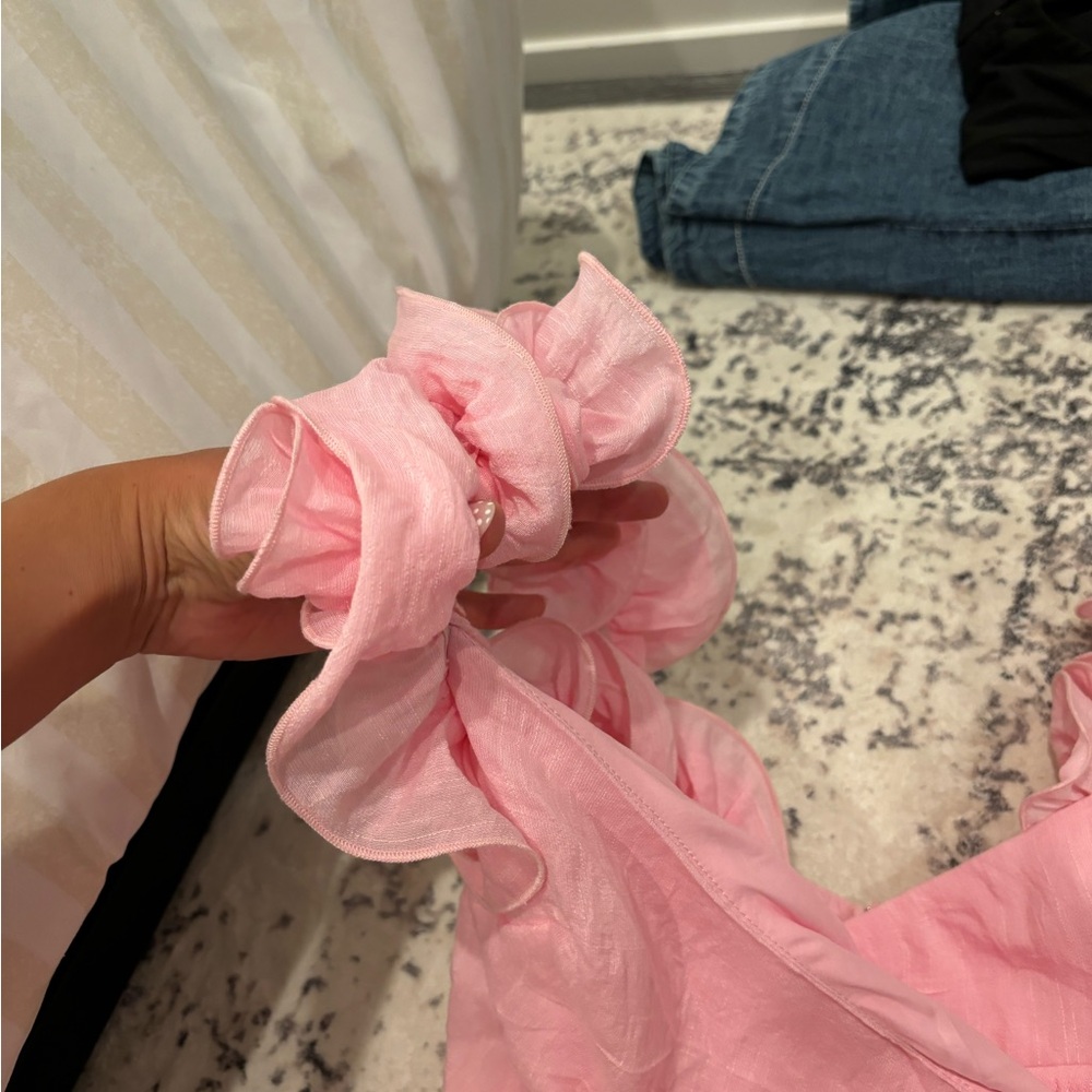 Pink Ruffled Dress - Picture 3 of 5